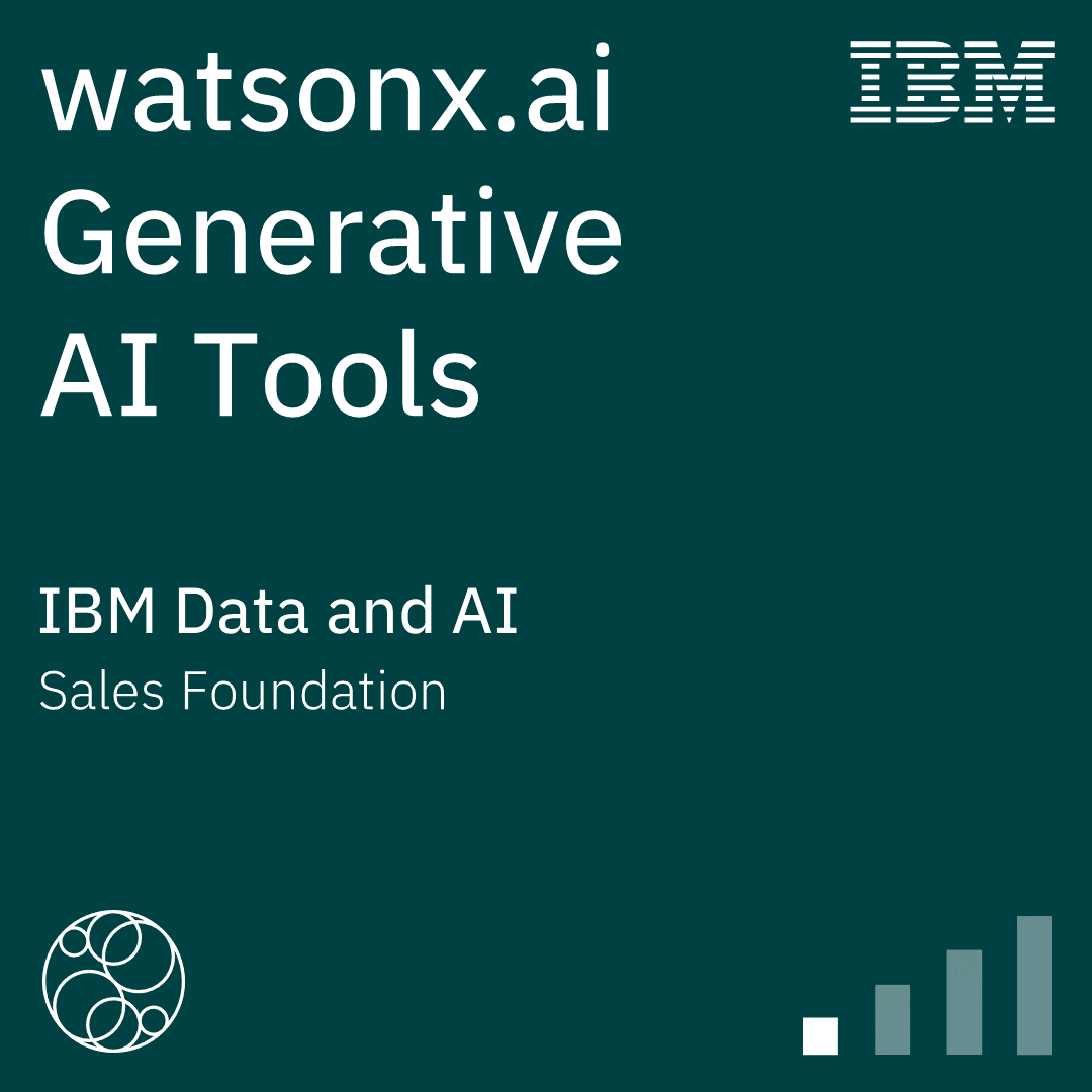 watsonx.ai Generative AI Tools Sales Foundation
